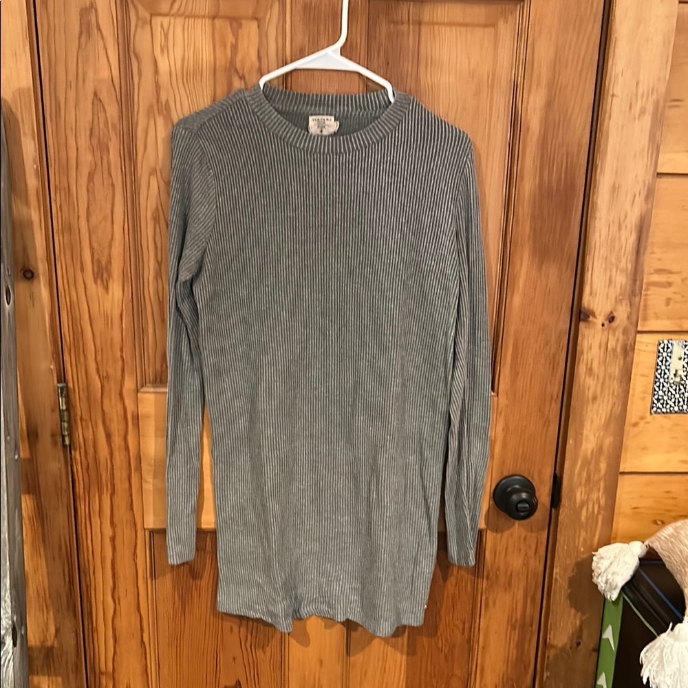 Volcom Gray Midi Dress Sweater Style